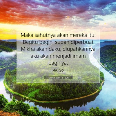Hakim-hakim 18:4 Ayat Alkitab Dijelaskan