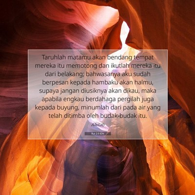 Rut 2:9 Ayat Alkitab Dijelaskan