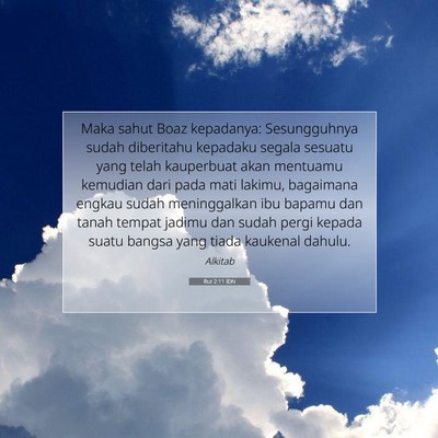 Rut 2:11 IDN Gambar Ayat Alkitab