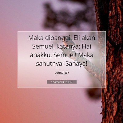 1 Samuel 3:16 IDN Gambar Ayat Alkitab