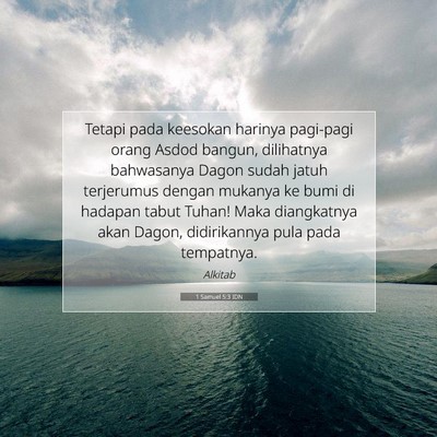 1 Samuel 5:3 Ayat Alkitab Dijelaskan