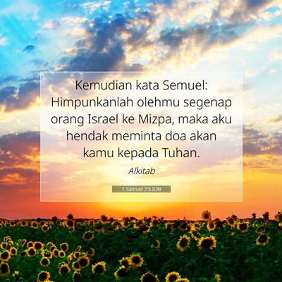 1 Samuel 7:5 IDN Gambar Ayat Alkitab