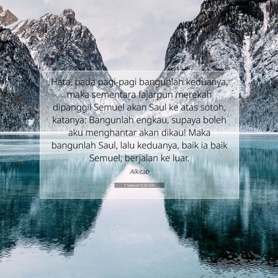 1 Samuel 9:26 Ayat Alkitab Dijelaskan