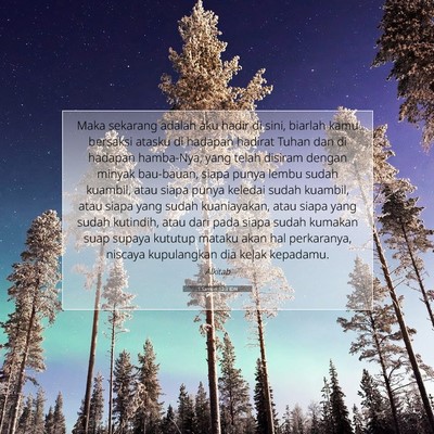 1 Samuel 12:3 IDN Gambar Ayat Alkitab