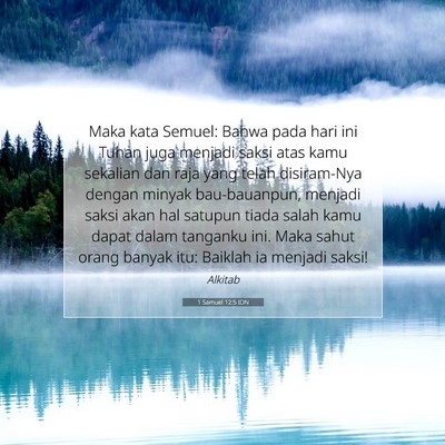 1 Samuel 12:5 IDN Gambar Ayat Alkitab