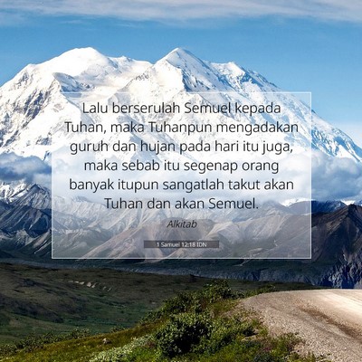1 Samuel 12:18 IDN Gambar Ayat Alkitab