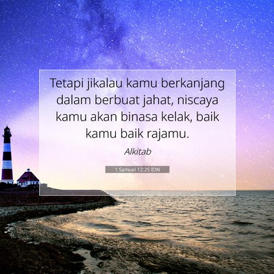 1 Samuel 12:25 IDN Gambar Ayat Alkitab