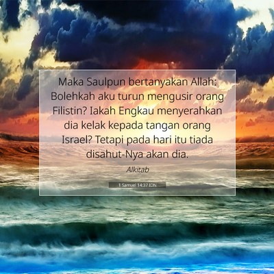 1 Samuel 14:37 IDN Gambar Ayat Alkitab