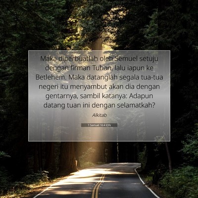 1 Samuel 16:4 IDN Gambar Ayat Alkitab
