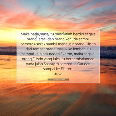 1 Samuel 17:52 IDN Gambar Ayat Alkitab