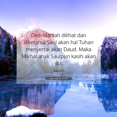 1 Samuel 18:28 IDN Gambar Ayat Alkitab