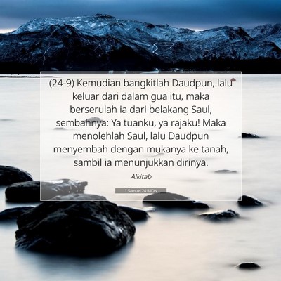 1 Samuel 24:8 IDN Gambar Ayat Alkitab