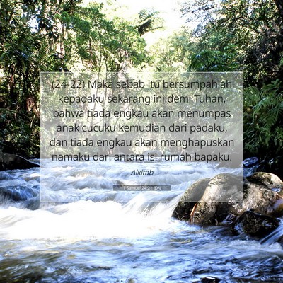 1 Samuel 24:21 IDN Gambar Ayat Alkitab