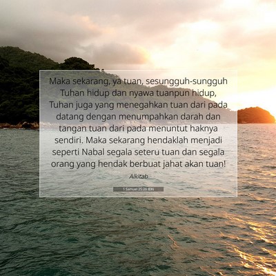 1 Samuel 25:26 IDN Gambar Ayat Alkitab