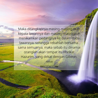 2 Samuel 2:16 Ayat Alkitab Dijelaskan
