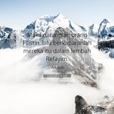 2 Samuel 5:18 IDN Gambar Ayat Alkitab