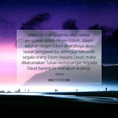 2 Samuel 8:14 IDN Gambar Ayat Alkitab
