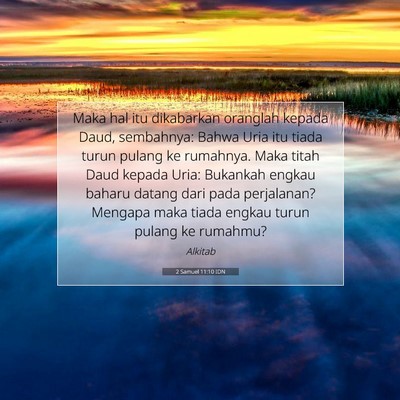 2 Samuel 11:10 Ayat Alkitab Dijelaskan