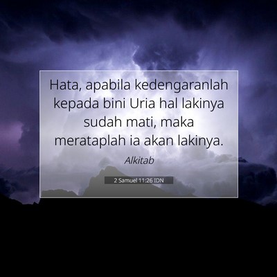 2 Samuel 11:26 IDN Gambar Ayat Alkitab