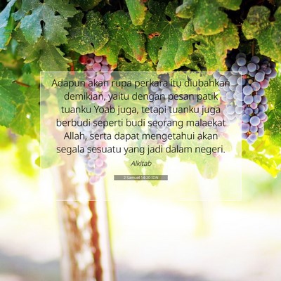 2 Samuel 14:20 IDN Gambar Ayat Alkitab