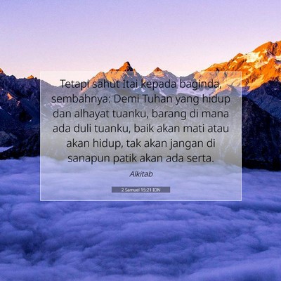 2 Samuel 15:21 IDN Gambar Ayat Alkitab