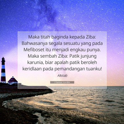 2 Samuel 16:4 IDN Gambar Ayat Alkitab