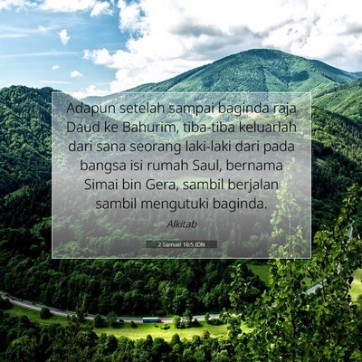 2 Samuel 16:5 IDN Gambar Ayat Alkitab