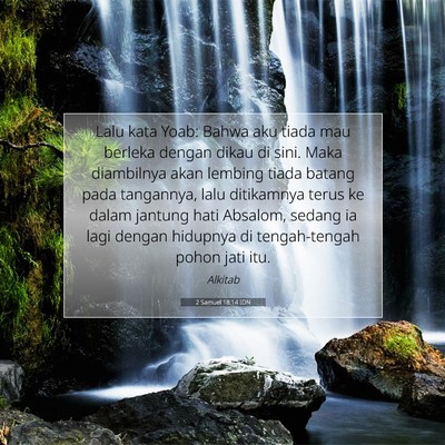 2 Samuel 18:14 Ayat Alkitab Dijelaskan