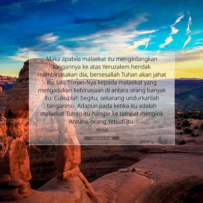 2 Samuel 24:16 IDN Gambar Ayat Alkitab
