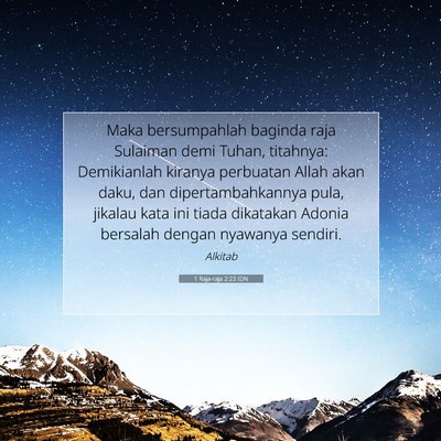 1 Raja-raja 2:23 IDN Gambar Ayat Alkitab