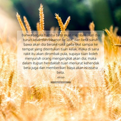 1 Raja-raja 5:9 IDN Gambar Ayat Alkitab