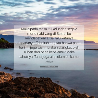 2 Raja-raja 2:3 IDN Gambar Ayat Alkitab