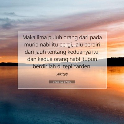 2 Raja-raja 2:7 IDN Gambar Ayat Alkitab