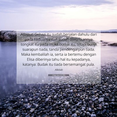 2 Raja-raja 4:31 IDN Gambar Ayat Alkitab