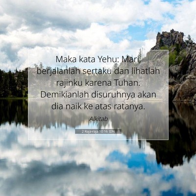 2 Raja-raja 10:16 IDN Gambar Ayat Alkitab
