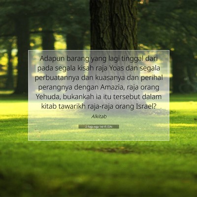 2 Raja-raja 14:15 IDN Gambar Ayat Alkitab