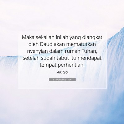 1 Tawarikh 6:31 IDN Gambar Ayat Alkitab