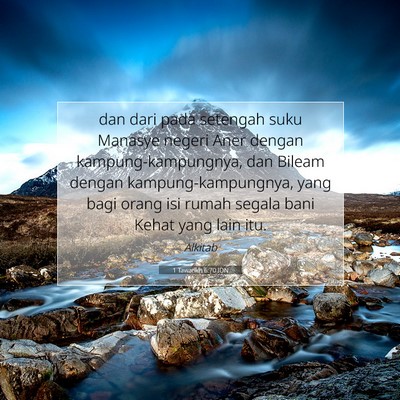 1 Tawarikh 6:70 IDN Gambar Ayat Alkitab
