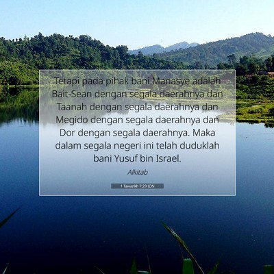 1 Tawarikh 7:29 IDN Gambar Ayat Alkitab
