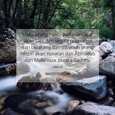 1 Tawarikh 10:2 Ayat Alkitab Dijelaskan
