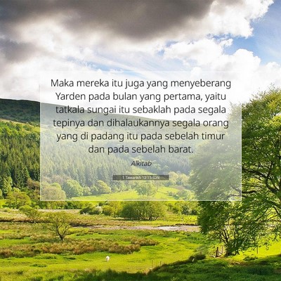 1 Tawarikh 12:15 IDN Gambar Ayat Alkitab
