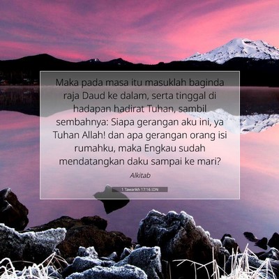 1 Tawarikh 17:16 IDN Gambar Ayat Alkitab