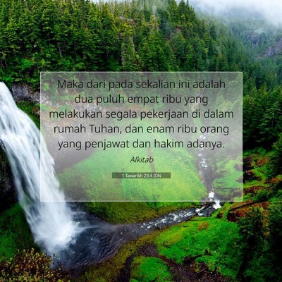 1 Tawarikh 23:4 IDN Gambar Ayat Alkitab
