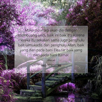 1 Tawarikh 24:5 Ayat Alkitab Dijelaskan