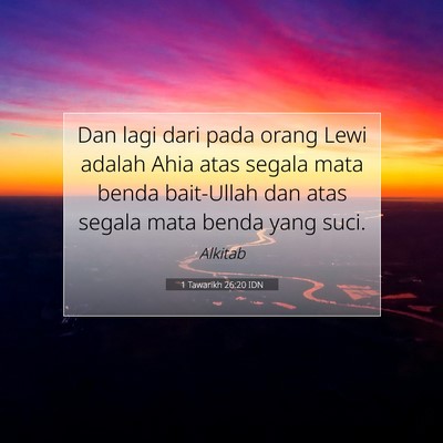 1 Tawarikh 26:20 IDN Gambar Ayat Alkitab