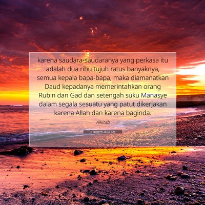 1 Tawarikh 26:32 Ayat Alkitab Dijelaskan