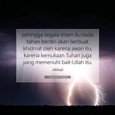 2 Tawarikh 5:14 IDN Gambar Ayat Alkitab