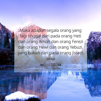 2 Tawarikh 8:7 IDN Gambar Ayat Alkitab