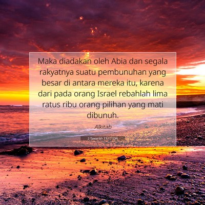 2 Tawarikh 13:17 IDN Gambar Ayat Alkitab