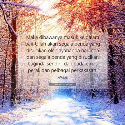 2 Tawarikh 15:18 IDN Gambar Ayat Alkitab